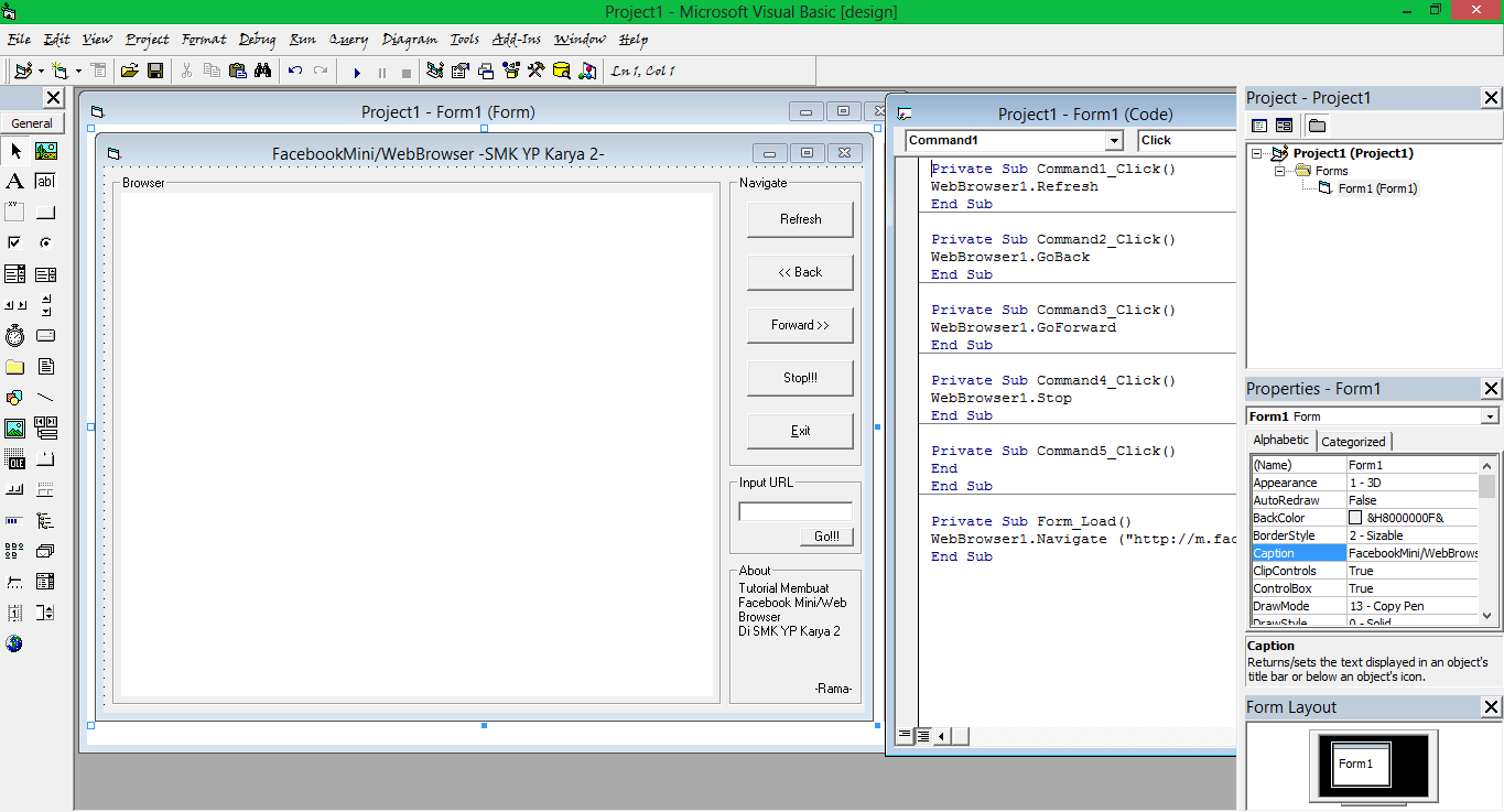 Панель свойств объекта. Visual basic 3. Как удалить иконку в vb 6. Oledb. Корень в вижуал бейсик.