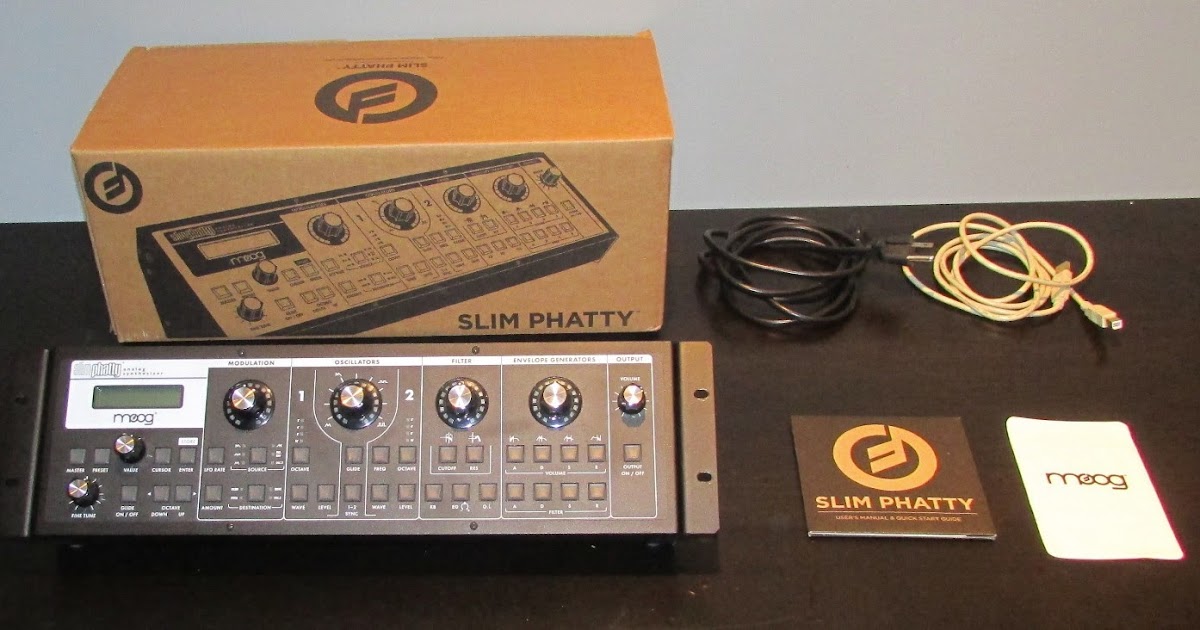MATRIXSYNTH-B: Moog Slim Phatty with Rack Ears & Original Box