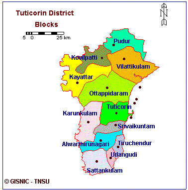 Thoothukudi District Villages Map Tamilnadu Tourism: Thoothukudi – General Information