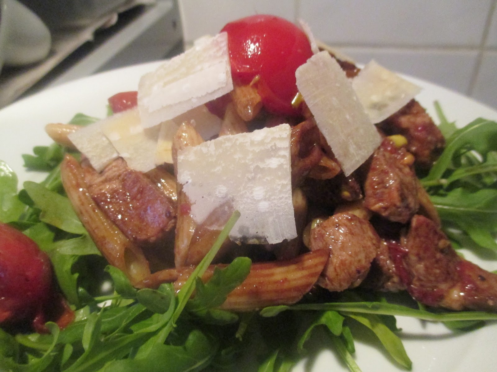 Lauwarmer Nudelsalat mit Schweinenacken – glatzkoch.de