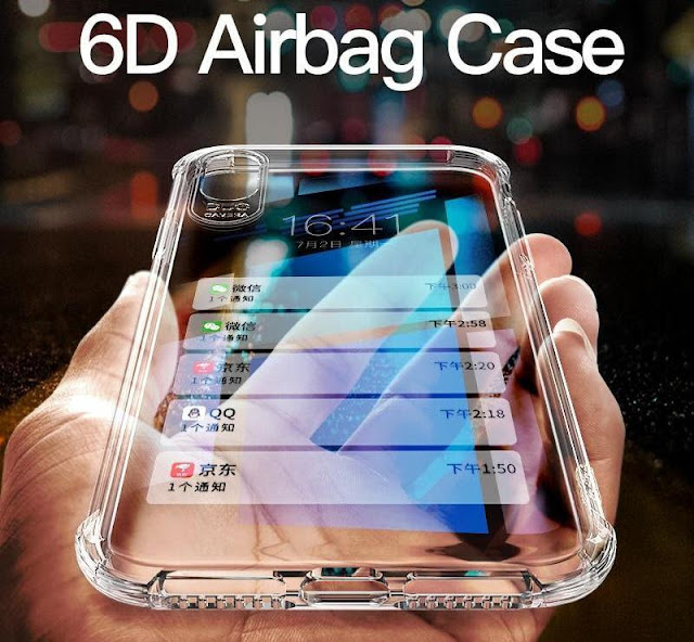 6D Full Protection Transparent Airbag Case for iPhone