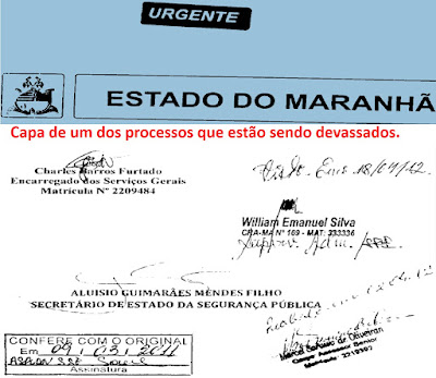 VAZOU: Agentes do governo comunista do Maranhão executam devassa em todas as Secretarias atrás de irregularidades de ex-gestores e fornecedores.