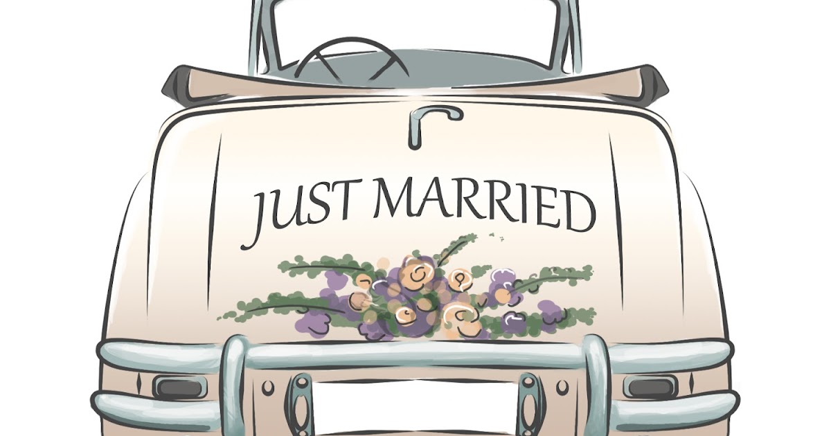 Just Married Auto Vorlage Zum Ausdrucken - Free Printable Just Married