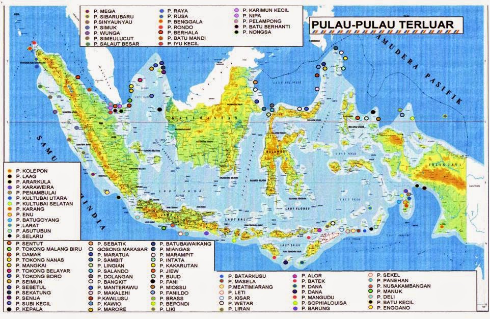 Kondisi Geografis Pulau Pulau Di Indonesia Berdasarkan Peta Dari Pulau