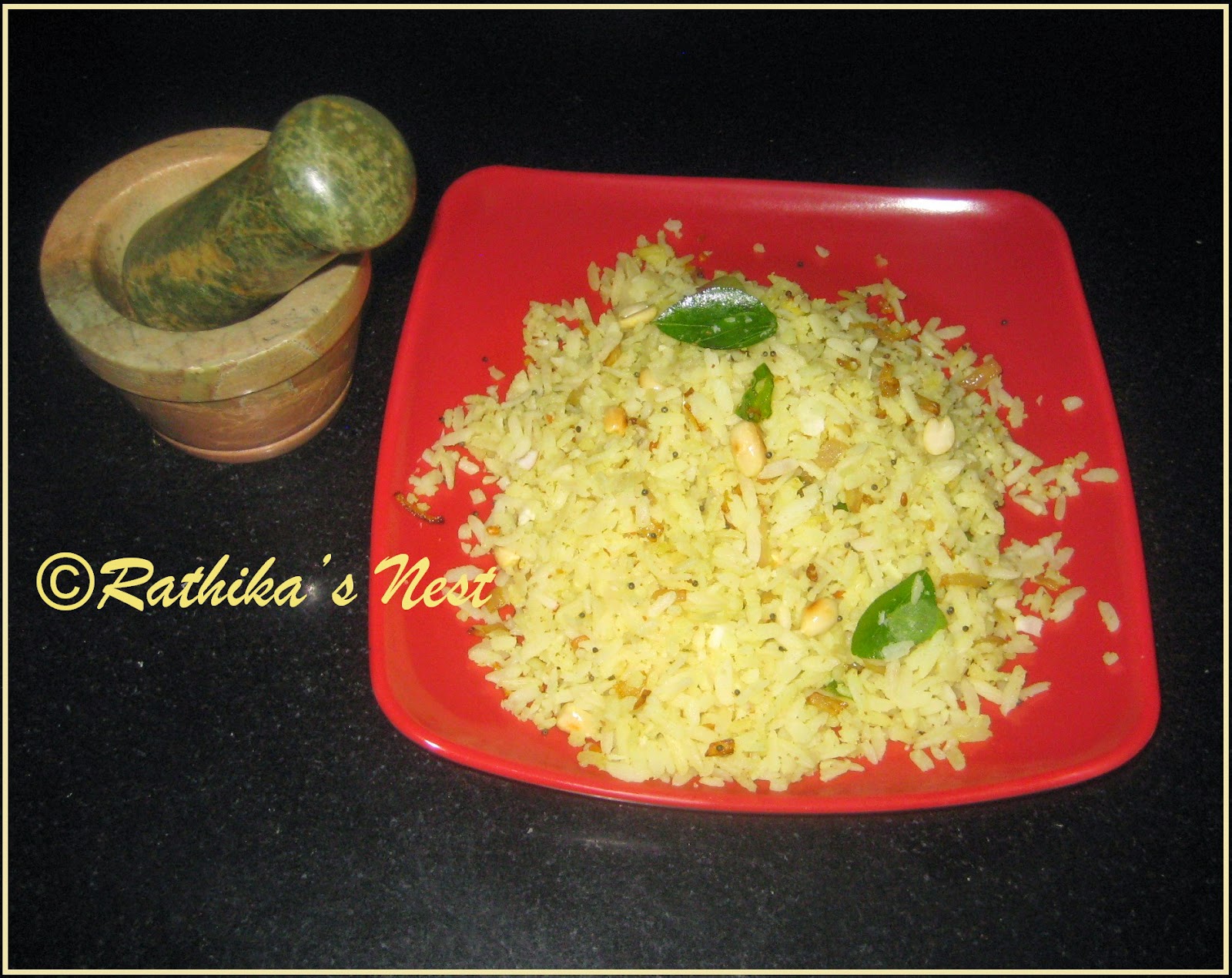 Rathika's Nest Rice Flakes Uppuma (அவல் உப்புமா)