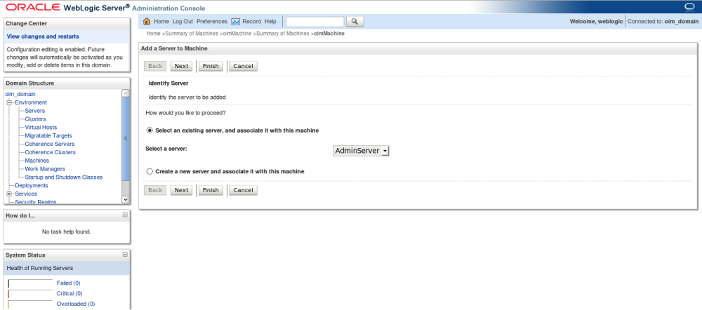 Oracle Stack: Configuring and Starting Node Manager