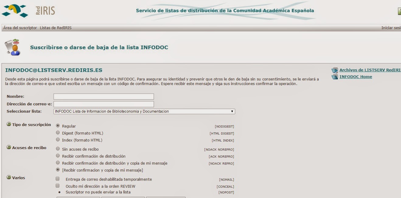 ARCHIVOZ Gestión documental audiovisual: 20 años InfoDoc: listas ...