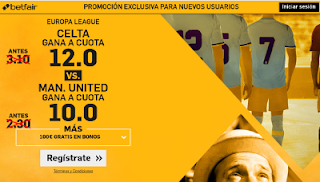 betfair Celta vs Manchester United supercuota 12 o 10 Europa League 4 mayo betfair Celta vs Manchester United supercuota 12 o 10 Europa League 4 mayo