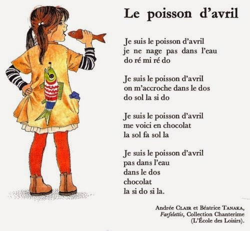 Poisson d'avril ! - wiersz - Francuski przy kawie