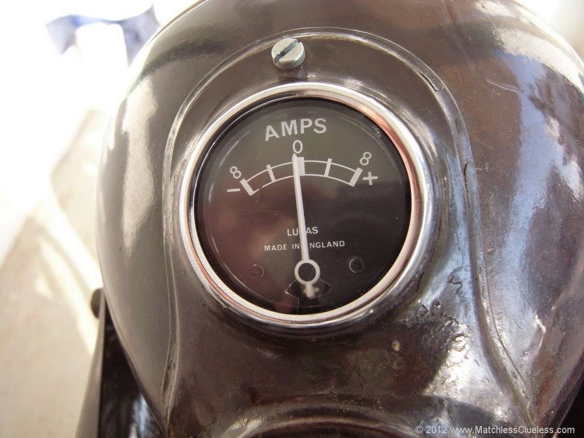 mondo mechanika Royal Enfield Bullet Lucas ammeter ‘conversion’ free