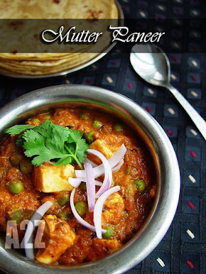 Mutter Paneer,Panner mutter