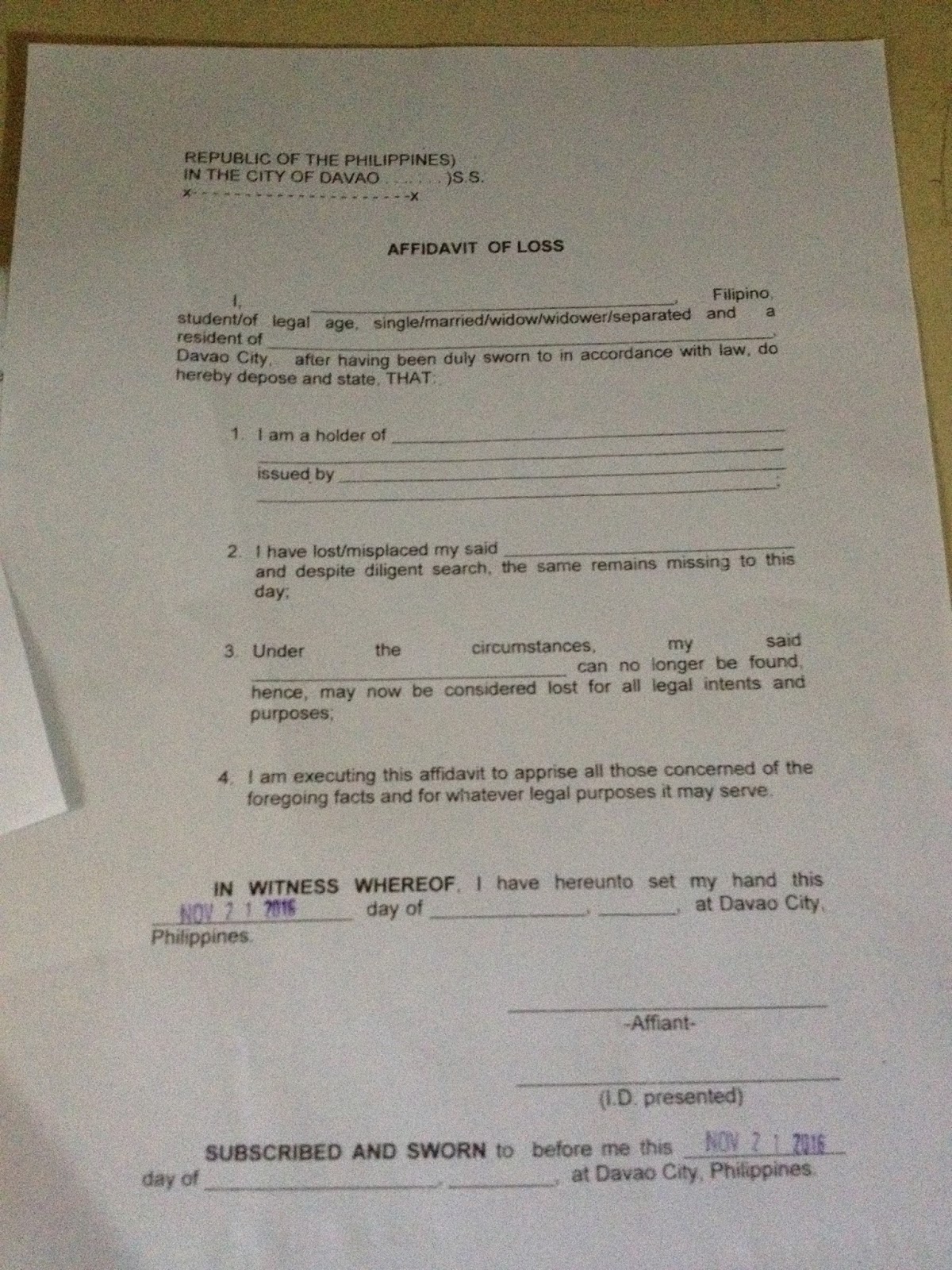 how-to-get-free-affidavit-of-loss-for-ids-passport-drivers-license