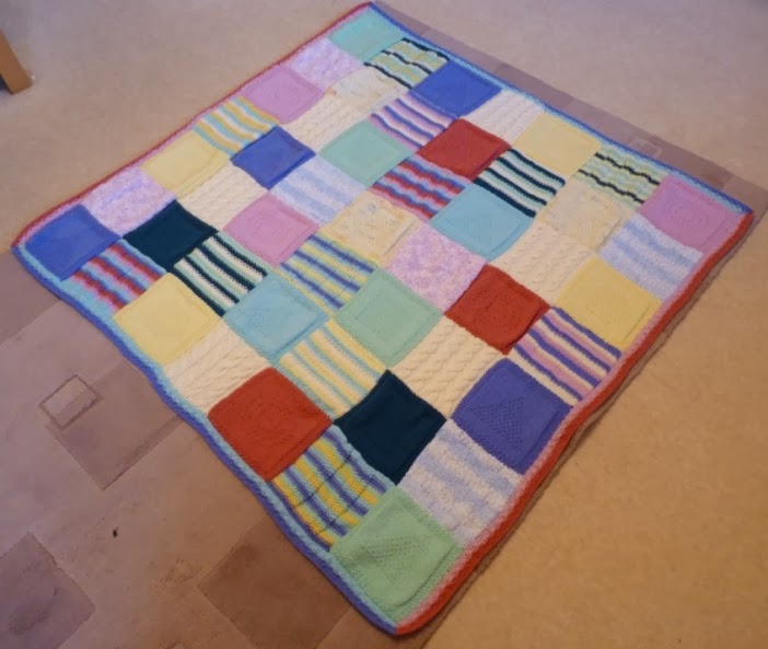 Frankie Doodles How to make a simple but beautiful knitted patchwork