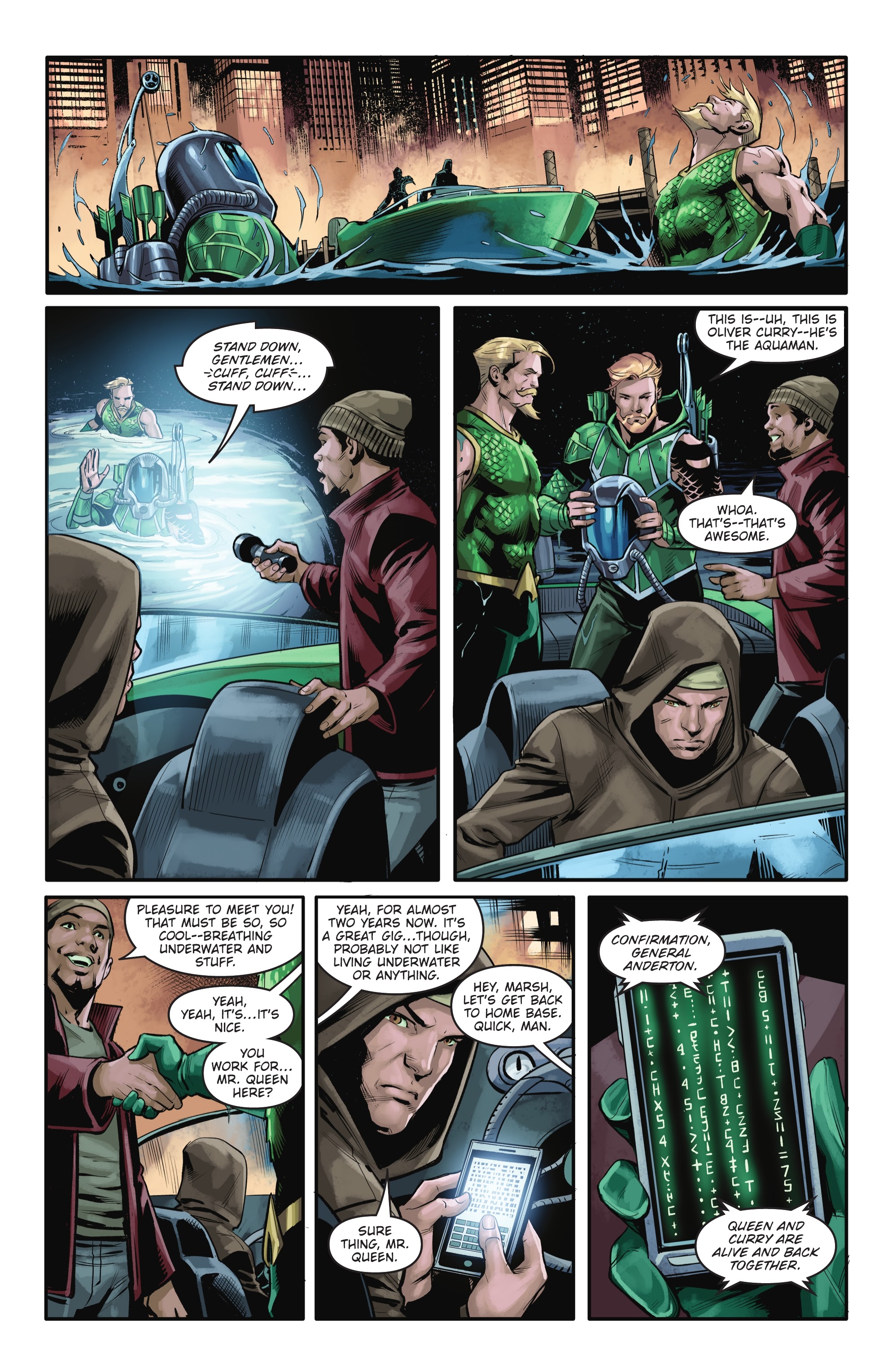 Read online Aquaman/Green Arrow - Deep Target comic -  Issue #1 - 25