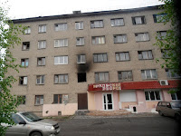 (ФОТО)Пожар в семейном общежитии г. Сухой Лог, ул. Пушкинская, д. 9