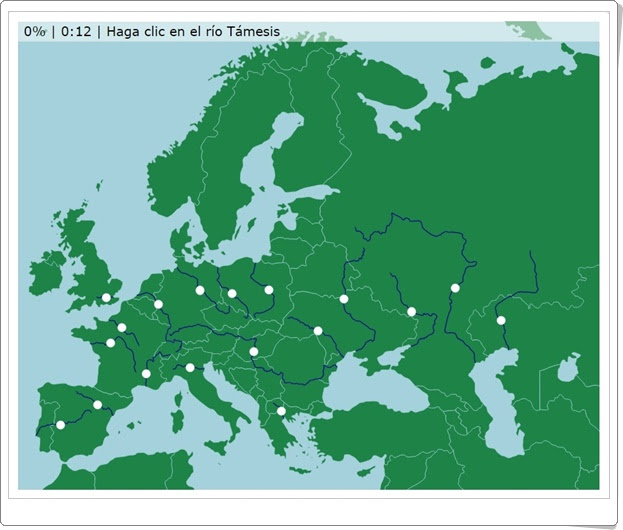 "Ríos de Europa" (Juego de Geografía)