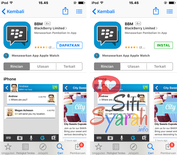 cara ganti akun bbm di iphone