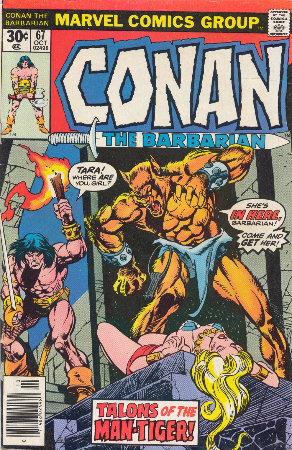 Read online Conan the Barbarian (1970) comic -  Issue #67 - 1