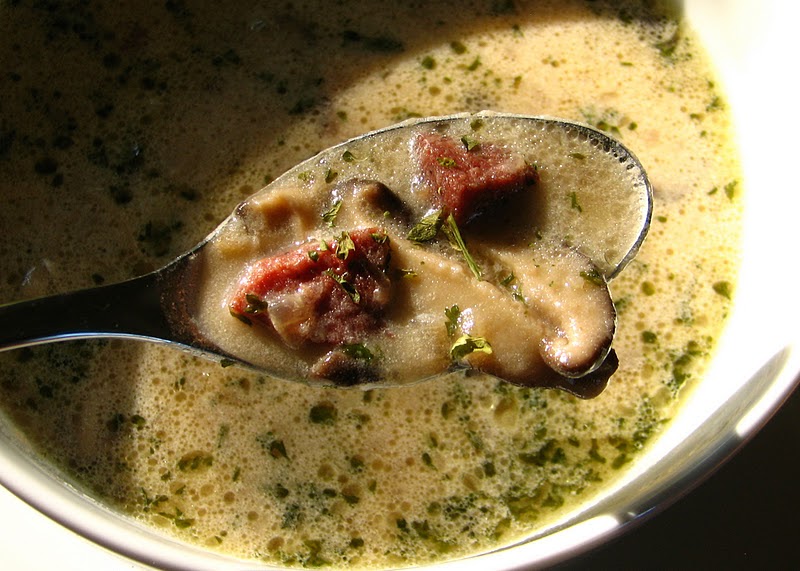 Wild Deer and Mushroom Soup