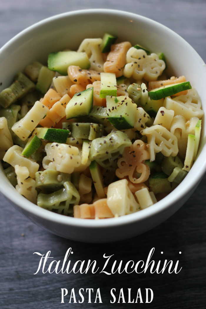 30Minute Dish Italian Zucchini Pasta Salad Recipe Lille Punkin'
