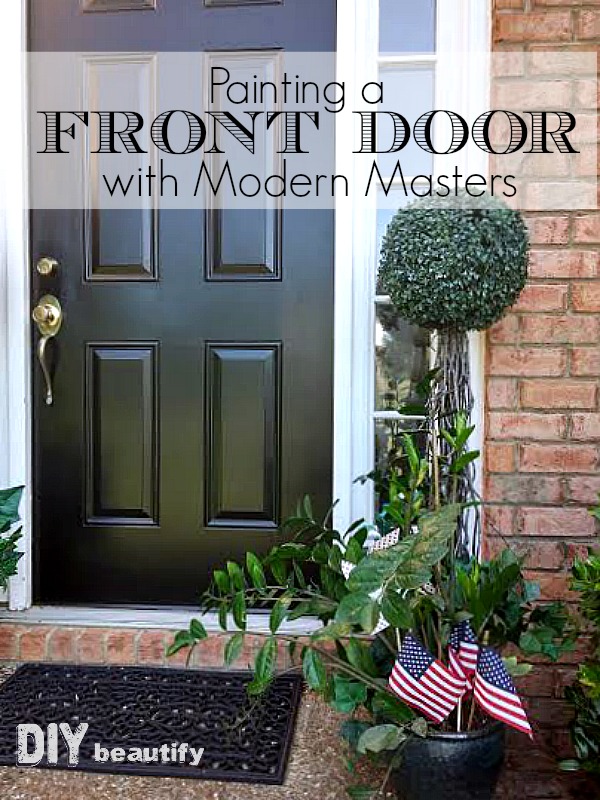 I found the perfect paint for my front door that never fades! I'm sharing all the juicy info at DIY beautify!