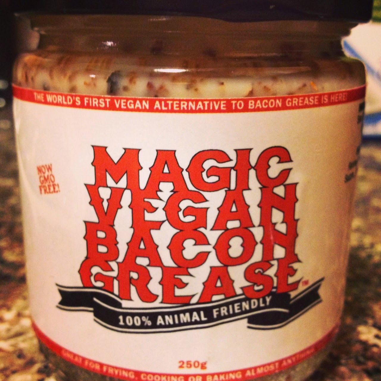 StayatHome Vegan Review Magic Vegan Bacon Grease