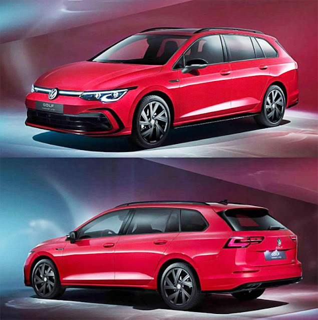 2021 VW Golf 8 R Line 2021-vw-golf-8-r-line-red