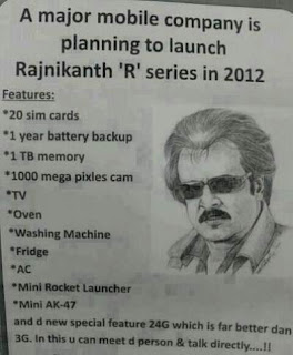 funny rajnikanth mobile series