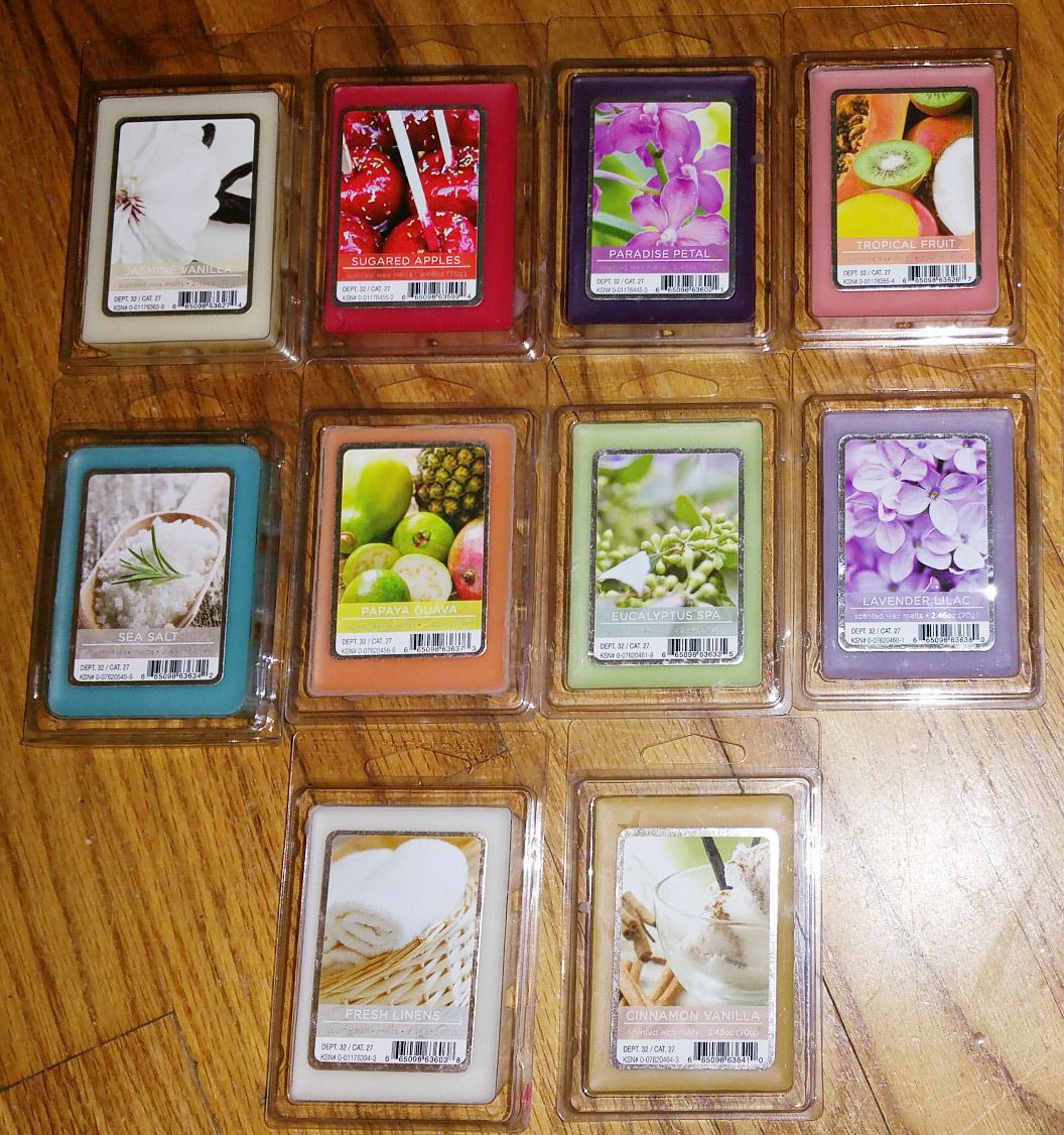 Scented Wax Melt Reviews Kmart and Sears Scented Wax Melts by MVP Group Intl. Scented Wax Review