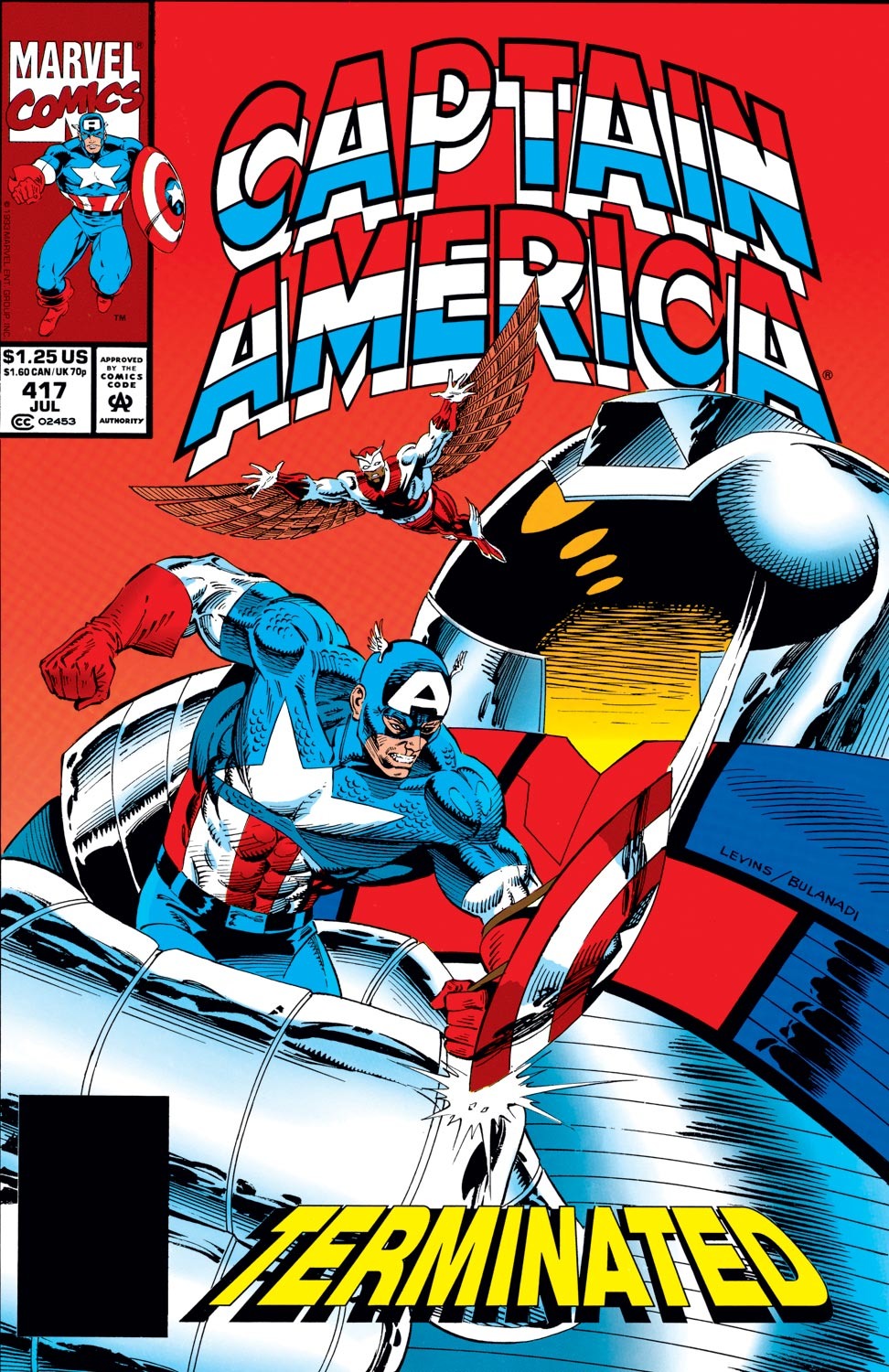 Read online Captain America (1968) comic -  Issue #417 - 1