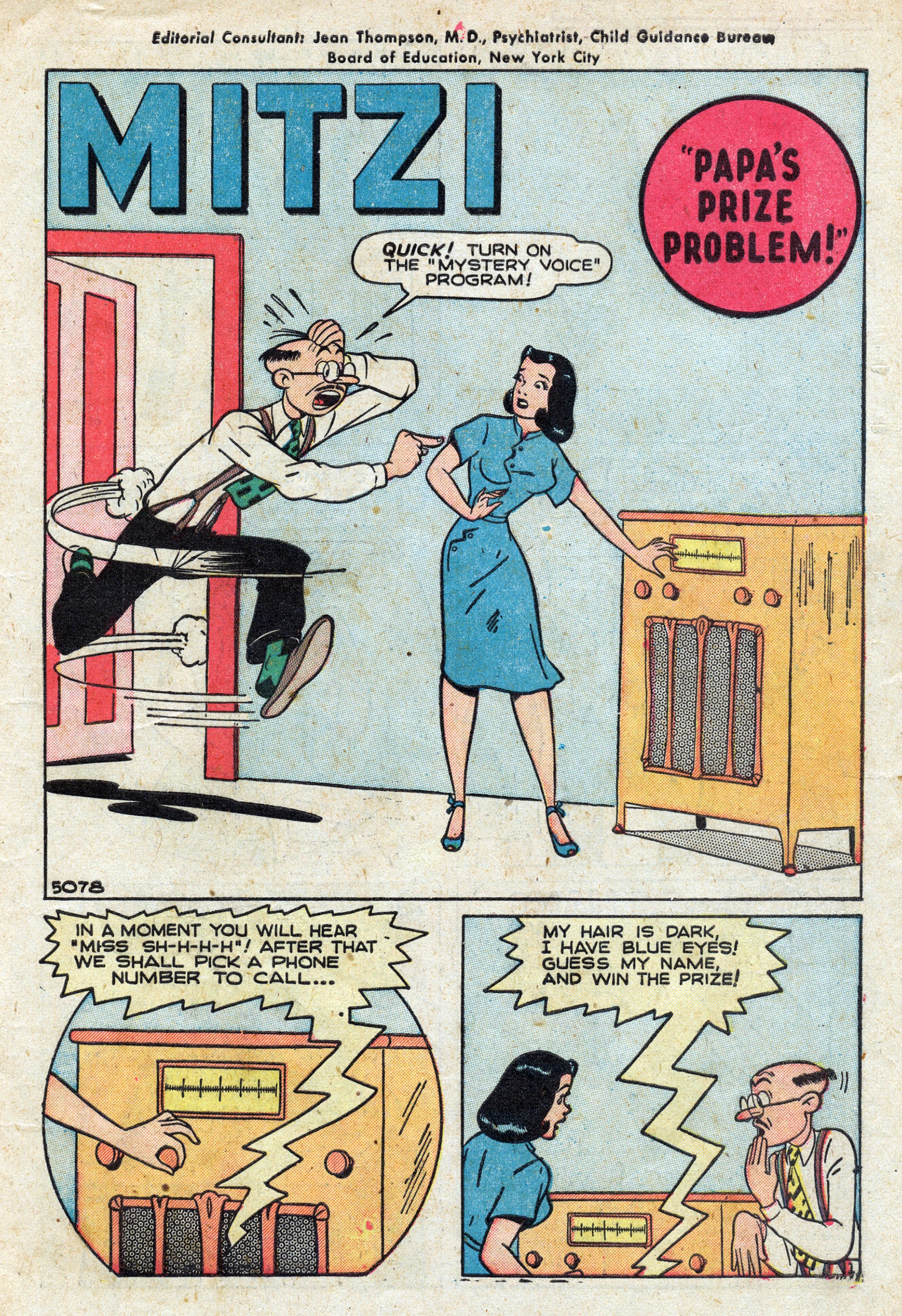 Read online Mitzi's Boy Friend comic -  Issue #7 - 3