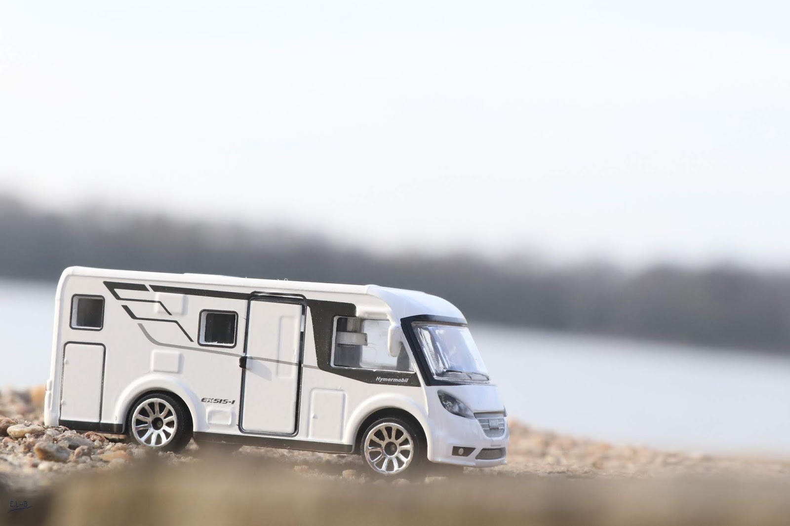 Miniature majorette camping car hymer - Majorette