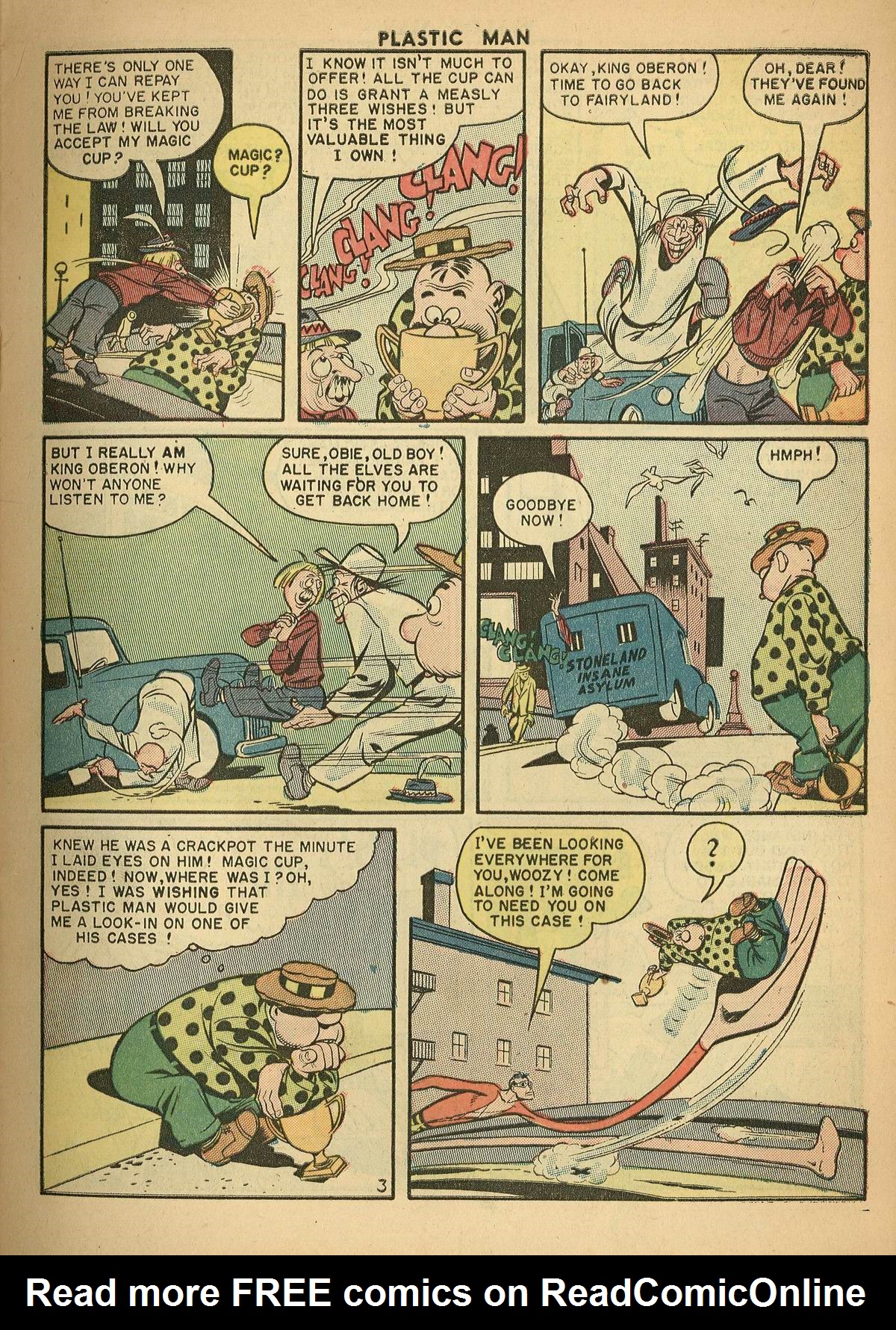 Read online Plastic Man (1943) comic -  Issue #44 - 5