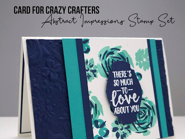 Cards for my AWESOME Team | Using the Abstract Impressions Stamp Set