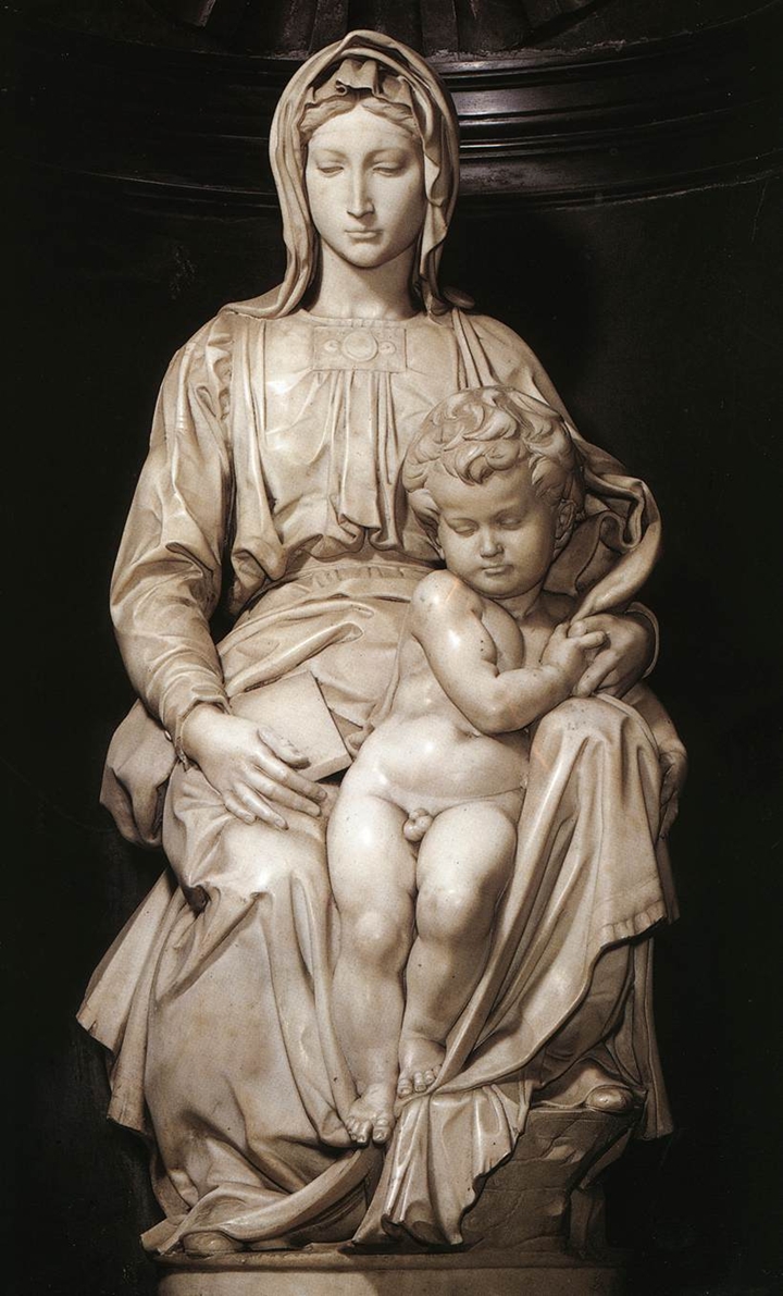 Michelangelo Buonarroti 1475-1564 | La Madonna di Bruges 1503-1505 