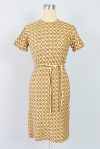 Vintage 1950's Secretary Wiggle Dress
