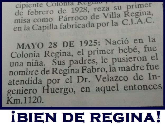 REGINA TIENE NOMBRE DE MUJER.