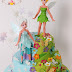 Tort cu Tinkerbell si Periwinkle
