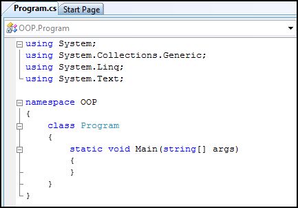 C# Programming: Simple OOP IN C#