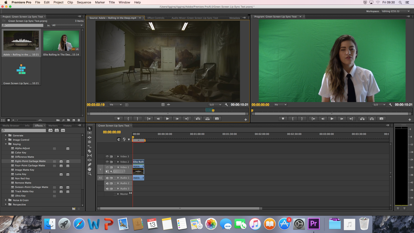 Advanced Portfolio Blog Research Green Screen Practise