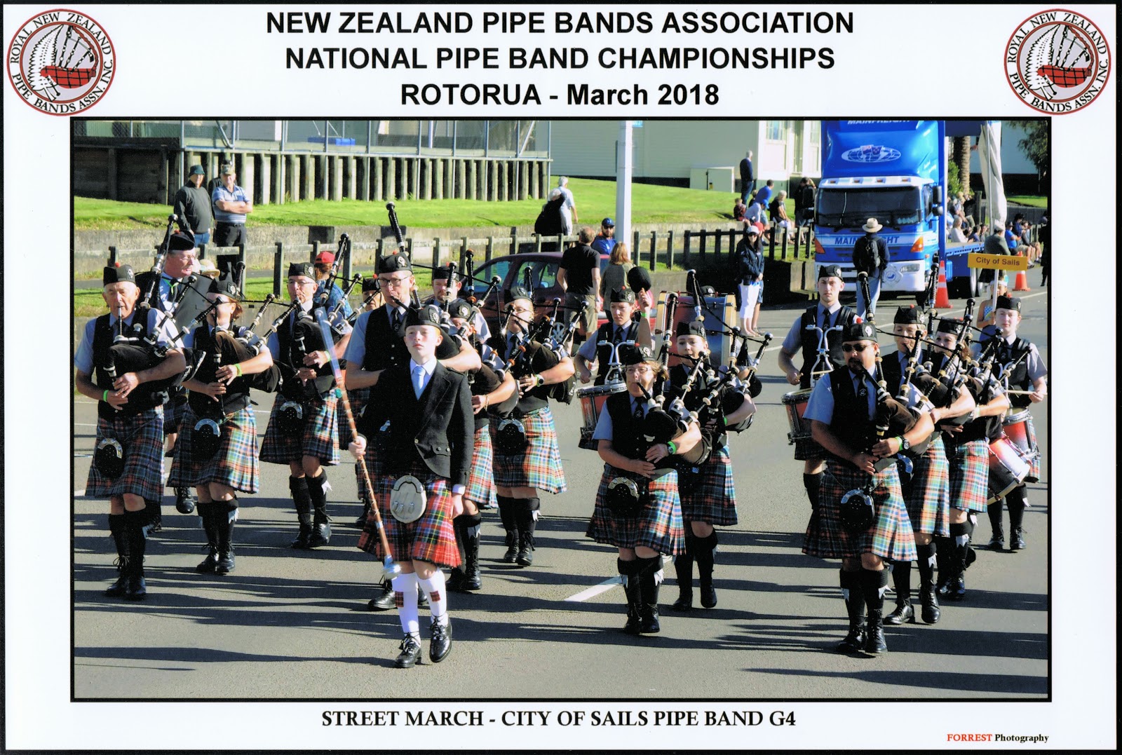 New Zealand Pipe band Nationals Rotorua Band Photos Pipes and Chisels