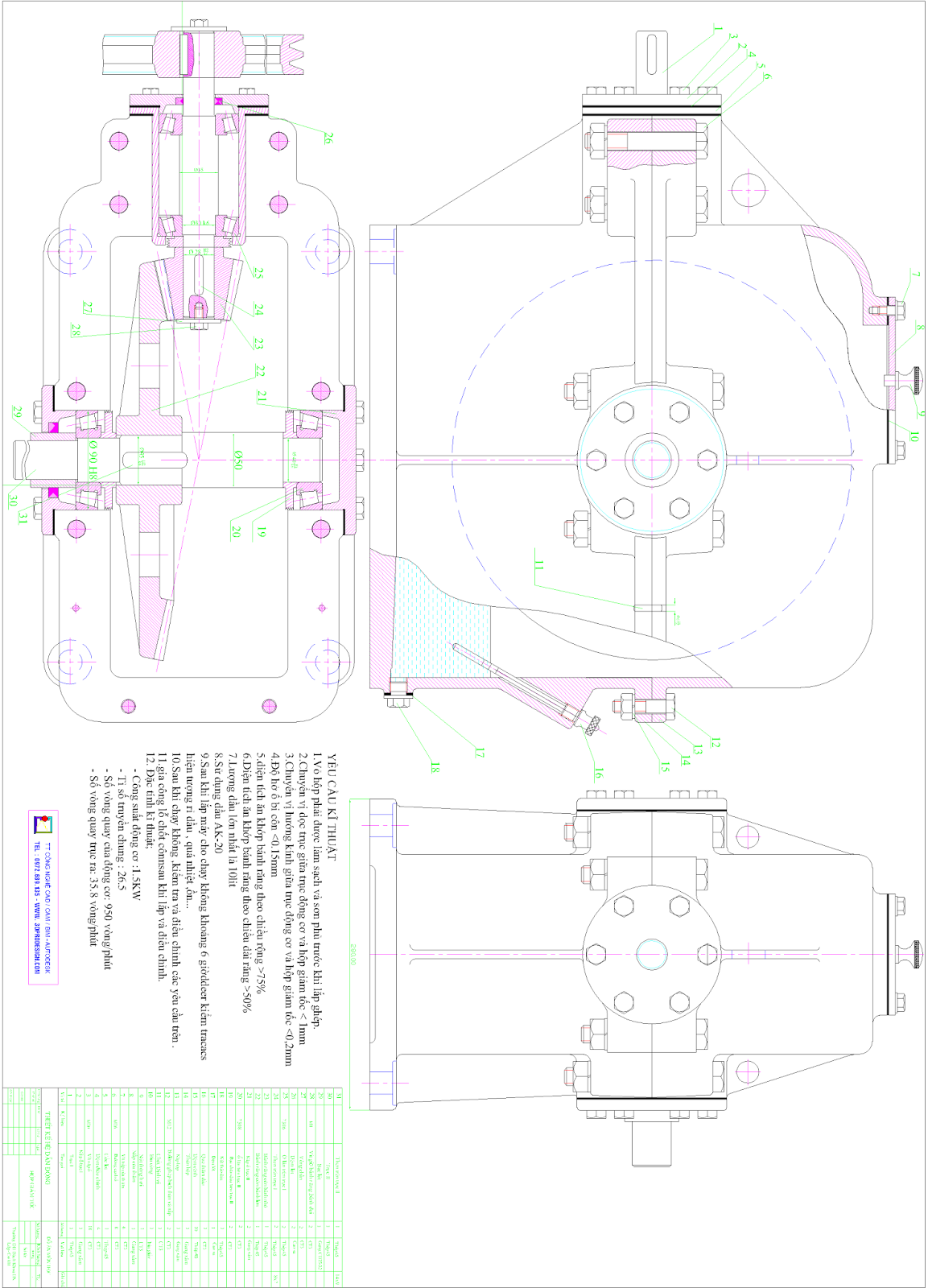 B i t p th c h nh autocad inventor revit