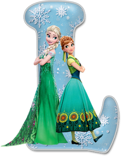Alfabeto de Frozen Fever con Minúsculas. 