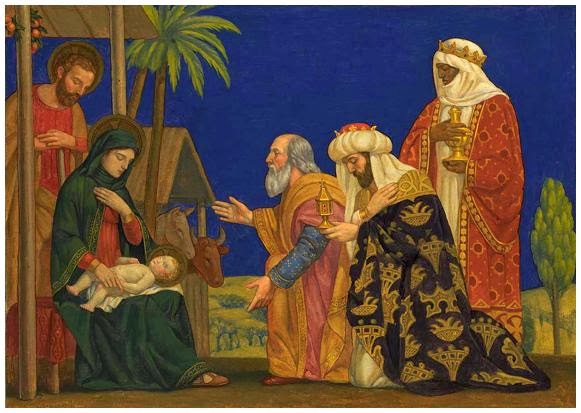 L`Épiphanie – 6 janvier 2020 - Le Jour des Rois Mages - ( Musique et Images) - Vicomte Walsh - 19 eme siècle HarrySiddonsMowbray1915LesRoisMages