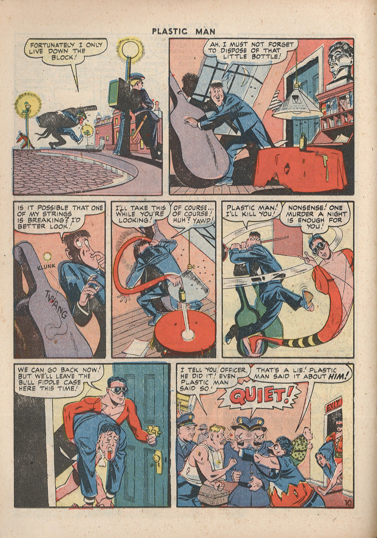 Read online Plastic Man (1943) comic -  Issue #8 - 24