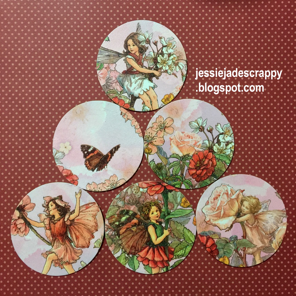 Jessie Jade Coasters Fairies in the Garden