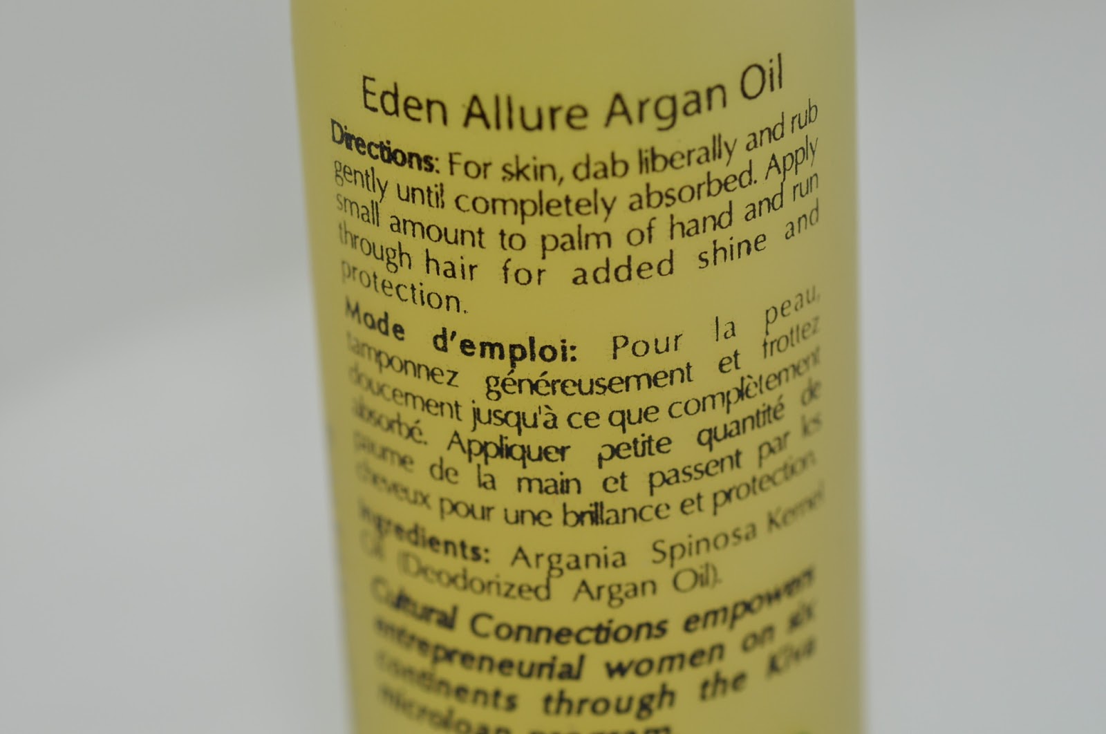 Eden Allure Pure Argan Oil and Argan Oil Beauty Bar Review The Shades