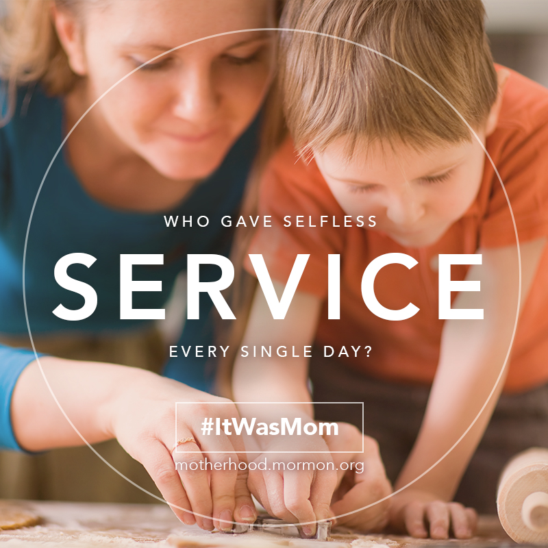 Who Gave Selfless Service? #ItWasMom