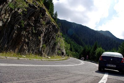 Transfagarashan. Trasa Transfogarska.