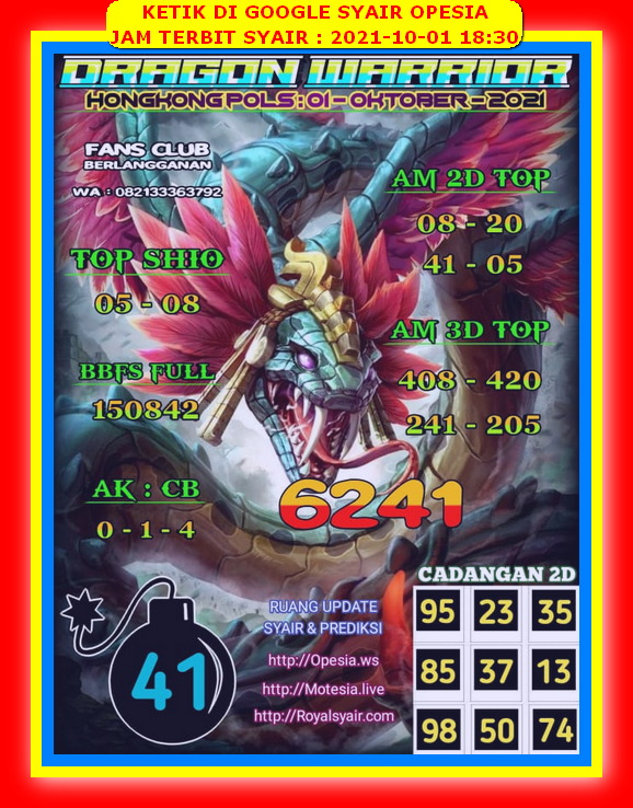 Prediksi Hongkong 1 Oktober 2021 Prediksi Togel Hk Sdy Sgp